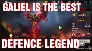Idle Arena: Evolution Legends Galiel is the best defence