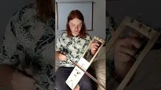My New Tagelharpa 🥰 #tagelharpa #lyre #harp #cello #vikings #fyp #shorts