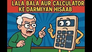 Lala Bala aur Calculator ke Darmiyan Hisaab Kitaab | Funny Roman Urdu Comedy 2025