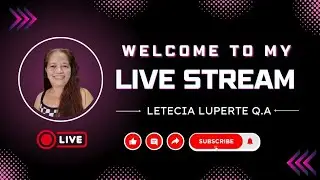 Letecia Luperte Q.A is live! good morning everyone 1 -18-2026