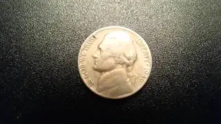 Coins : USA Nickel 1946 P Coin aka Jefferson Nickel