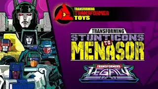 Transformers Legacy Stunticons to Menasor Transformation #transformers  #transformerstoys