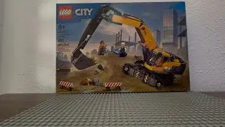 Lego Construction Excavator Build #lego #legobuild #legocity 