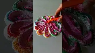 Reverse Rangoli #rangoli #indianart #ytshorts