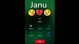 My Love 😘🌷 Janu Romantic Call Recording| Dhokhebaaz 💔Bf | Call Prank 😂 Duplicate Girlfriend Viral Gf