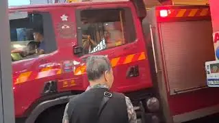 一級火警 灣仔消防局全局出動 No.1 Alarm Wan Chai Fire Station all turnout