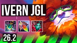 IVERN vs ZED (JGL) | 22K damage, 4k gold comeback | EUW Master | 26.2
