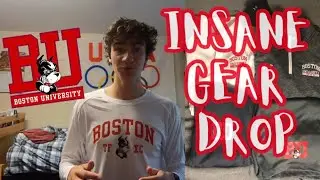 INSANE BOSTON UNIVERSITY GEAR DROP!!!