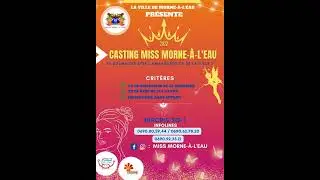 Casting Miss Morne-&agrave;-l'Eau 2022