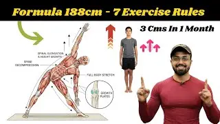 5 Exercise Rules Of Formula 188 Cm To Increase Height After 20 | 21 Ke baad height kaise badhaye 