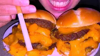🍔  chunky burgers   🍔  asmr mukbang  먹방