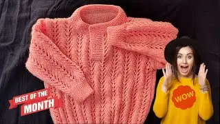 Learn to Make Baby Sweater | (Knitting) Pattern | Hand Knitted Sweater Design (आसान तरीके से बनाए)