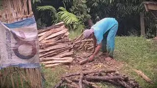 Off-Grid Living: Prepping Firewood for the Winter _FarmersLife _Shorts