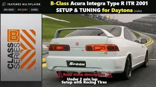 B-Class Acura ITR Setup for Daytona | Forza Motorsport