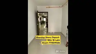 BHANDUP 1BHK 18 LAKH ON HEAVY DEPOSIT #1bhk #2bhk #3bhk #flat #rent #heavydeposit #property #1rk