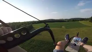 Paramotor Trike Fresh Breeze Moster XC Flight to Richard Downing AP - Ohio Paramotor Trike Adventure