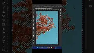 Remove Blue Sky Backgrounds from Trees with #photoshop #shorts #photoshoptutorial #photoediting