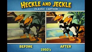 Heckle and Jeckle - Ten Pin Terrors &ndash; AI Restored | Historic Animated Film