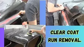 How to fix a run in clear coat. Slither part 67. #mustang #howto #diy #paint #ppg