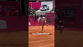 Jarry forehand fail vs Pellegrino