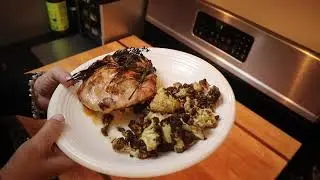 Roasted Cauliflower with Garlic Parmesan Wing Sauce PSMF