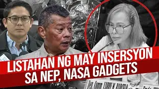 LISTAHAN NG MAY INSERSYON SA NEP,  NASA GADGETS NI CABRAL &mdash; OMBUDSMAN