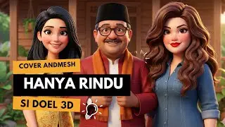 Hanya Rindu &ndash; Andmesh (Cover Video Klip ala Si Doel Anak Sekolahan) | Kartun 3D Pixar Style