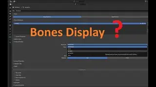Bone Display กำหนดวิธีการแสดงผลของกระดูก
