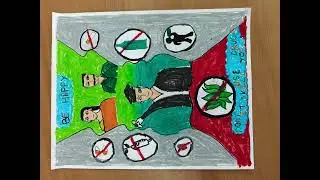 DRUG FREE TAMILNADU - DRAWING COMPETITION - Avoid using drugs