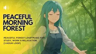 Peaceful Forest Loop Music for Study, Work & Relaxation | Morning Light, Gentle Heart