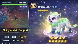 FINALLY! Shiny Amikin 😍 | Capture & Star Up &ndash; Amikin Village #amikinvillage #shinypokemon #geming 