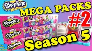 Shopkins Season 5 Mega Pack Opening Search for Charms and Electro Glow Shopkins #2