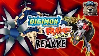 NUEVO MODO ARCADE BlitzGreymon y Cres Garurumon // Digimon Rumble Arena Remake Versión 19