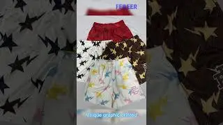 Mens summer wear&mdash;character mesh shorts #fashion #streetwear #clothing manufacturer #customization