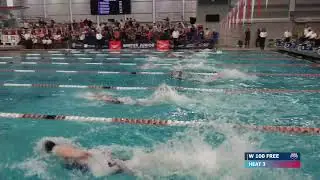 Hayes & Sims Tie! | Women&rsquo;s 100y Free A Final | 2021 Speedo Winter Junior Championships - West