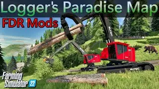 Big Money Logging in 4K - NEW FDR Logging MODS - ELTEC - Farming Simulator 22