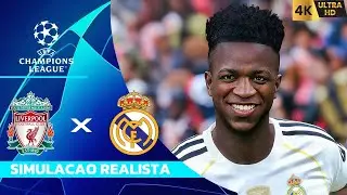 LIVERPOOL X REAL MADRID | LIGA DOS CAMPE&Otilde;ES 25/26 | GOGOSZ PATCH 4K60FPS ULTRA REALISTA | PES 2021.