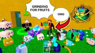 GRANDING FOR FRUITS CRAZY LUCK 😱PART 4