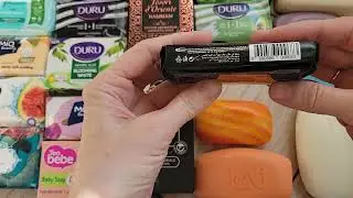 Unboxing the soap from different country) Asmr) Relax video)