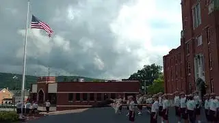 Flag flown in honor of Willard C. Parker, FMS Class of 1938