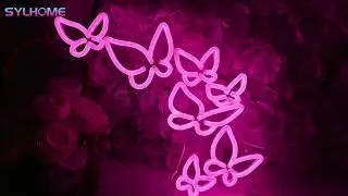 Pink Butterfly Led Neon Light Sign