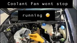 Audi/VW Coolant fan constantly Running After ignition has been switched off.