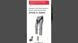 Motorhelmets Store Sale Cortech Sequoia XC Men's & Scorpion EXO Maia Women's Street Pants #shorts