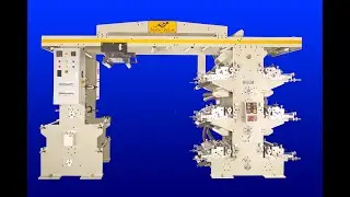 8 Colours Belt Driven Flexo Printing Press - FLEXON JAGUAR MODEL