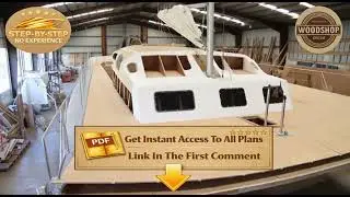 Build a Houseboat from Scratch - DIY Boat Building Plans for a Floating Home