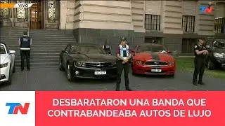 Detuvieron a una banda que contrabandeaba autos de lujo que alquilaba para grabar videos de artistas