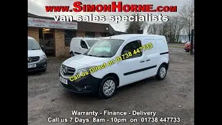 Mercedes Citan Van for Sale 2018 56k bargain used vans for sale  @vansalesscotland 01738 447733