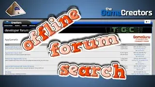 TheGameCreators - Building Local Forum Search -  TGC Forum Archive