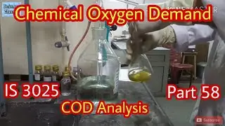 Chemical oxygen demand | COD analysis |Sanjeet S Rawat @ETPKnowledgeJunction