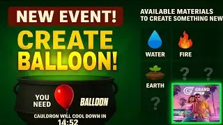 🔥 NEW EVENT! How to CREATE BALLOON 🎈 On BIRTHDAY EVENT in Grand Mobile RP Life Simulator!